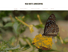 Tablet Screenshot of newrootslandscapinghouston.com